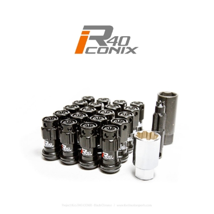 Picture of Project Kics R40 Iconix M12x1.25 Classical Lug Nuts w/ Locks