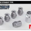 Picture of Rays Dura-Nut L32 12x1.25 Straight Type Gunmetallic Lug Nuts w/Locks