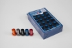Picture of Rays Dura-Nut L42 12x1.25 Straight Type Red Lug Nuts w/Locks