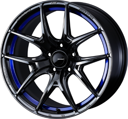 Picture of WedsSport SA-01R 18x8.5 +45 5x100 - Blue Light Chrome II