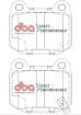 Picture of DBA SP500 Street Performance Brake Pads (Rear Performance Package) - 2017-2020 BRZ/FR-S/86