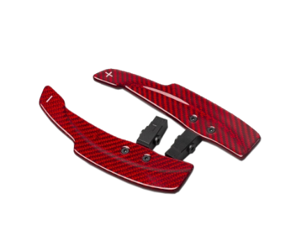 Picture of Rexpeed Red Carbon Shift Paddles Full Replacement - 2017-2020 BRZ/86, 2022+ BRZ/GR86