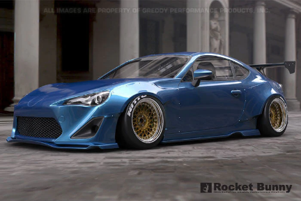 Picture of GReddy X Rocket Bunny V1 Aero Kit w/ GT Wing - 2013-2020 BRZ/FR-S/86