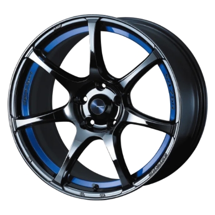 Picture of WedsSport SA-75R 18x8.5 +45 5x100 - Blue Light Chrome II