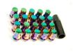 Picture of Muteki SR35 12x1.25 Lug Nuts - NeoChrome