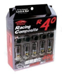 Picture of Project Kics R40 M12x1.25 Lug Nuts w/Locks - Black Chrome