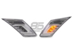 Picture of Dual Color Side Marker Lights - Chrome / Clear (Pair)