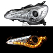 Picture of Spyder BRZ Projector Headlights W/DRL LED (Non Halo)-Black