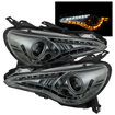 Picture of Spyder BRZ Projector Headlights W/DRL LED (Non Halo)-Black