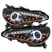 Picture of Spyder FRS Projector Headlights w/LED DRL (CCFL HALO)-Black