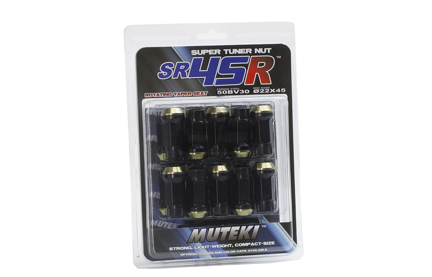 Picture of Muteki SR45R 12x1.25 Lug Nut Kit - Black