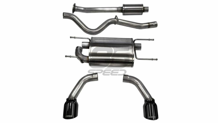 Picture of Corsa 2.5" Sport Cat-back Exhaust Black Tips FRS/BRZ/86  - 14864BLK