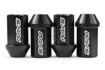 Picture of Rays Dura-Nut L42 12x1.25 Straight Type Black Lug Nuts w/Locks