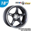 Picture of SSR GTX03 18x8.5 +45 5x100 Black Graphite Wheel