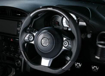 Picture of TOMS Racing Carbon & Black Leather Steering Wheel 2017-2021 Toyota 86