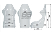 Picture of Sparco Sprint Competition Red Bucket Seat (Discontinued)