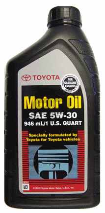 Picture of Toyota OEM 5w-30 Motor Oil 1qt