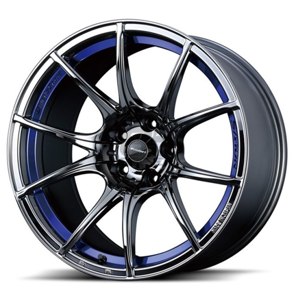 Picture of WedsSport SA10R 18x9.5 +45 5x100 Blue Light Chrome