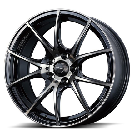 Picture of WedsSport SA10R 18x8.5 +45 5x100 Zebra Black Clear