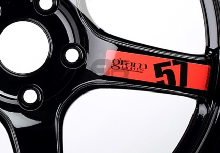 Picture of Gram Lights 57CR 57DR Wheel Spoke Sticker Red (2pcs)