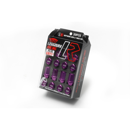 Picture of Project Kics Leggdura Racing 12x1.25 Lug Nuts - Purple