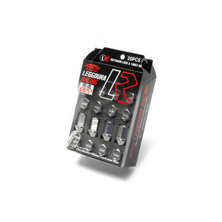 Picture of Project Kics Leggdura Racing 12x1.25 Lug Nuts - Gunmetal
