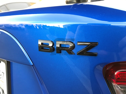 BRZ Black Letter Trim Kit