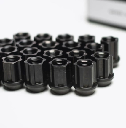 Picture of Titan 7 O.W.L Titanium Race Nut 12x1.25 - Machine Black