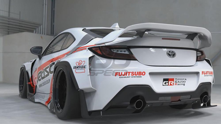 Picture of GReddy Pandem 2022+ Toyota GR86/BRZ Rocket Bunny Rear Over-Fenders