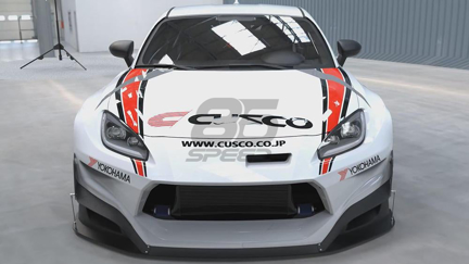 Picture of GReddy Pandem 2022+ Toyota GR86/BRZ Rocket Bunny Front Splitter