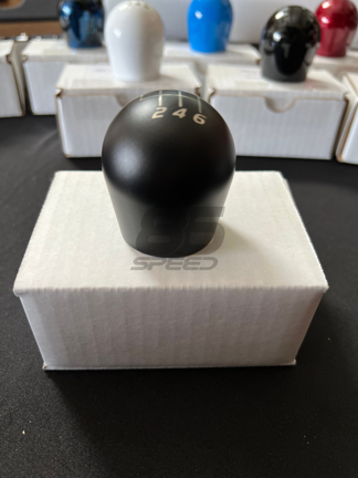 Picture of BilletWorkz Matte Black 6SPD Short Teardrop Shift Knob BRZ/FRS/86/GR86