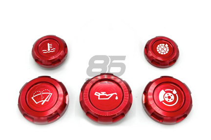 Picture of BilletWorkz Engine Bay Caps - Zero Series - 2013-2020 BRZ/FR-S/86, 2022+ BRZ/GR86