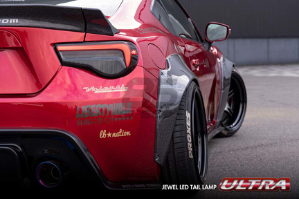 Picture of Valenti Jewel Ultra LED Tail Lamps - Light Smoke/Black Chrome