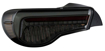 Picture of Valenti Jewel Ultra LED Tail Lamps - Light Smoke/Black Chrome