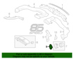 Picture of GT86/FRS Bezel Instrument Panel Register