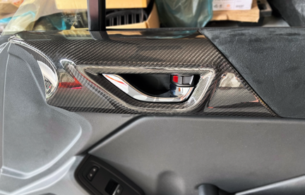 Picture of Rexpeed  Dry Carbon Door Trim Cover Set GR86/BRZ 2022+